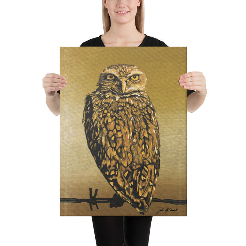 Wise Owl | Suicide and Relief Prints series | Studio Jomac | Modern Contemporary Printmaking Art Gallery | Honolulu Hawaii