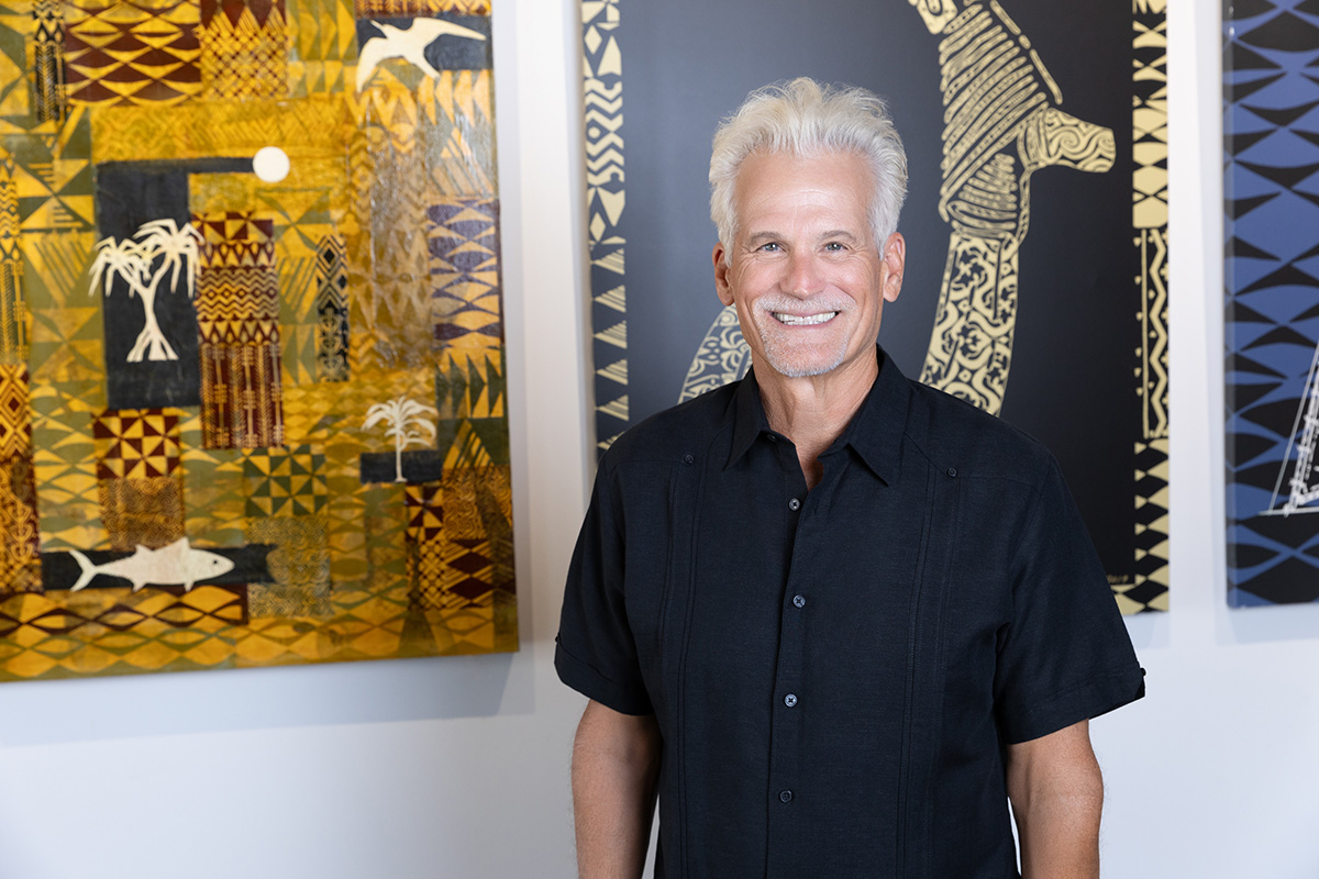 John McCaskill in the Studio | Studio Jomac | Modern Contemporary Printmaking Art Gallery | St Pete Beach Florida